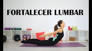 Lumbar y Espalda ejercicios para fortalecer 15 min  MalovaElena [upl. by Ettelohcin664]