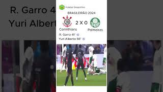 CORINTHIANS 2 X 0 PALMEIRAS  TODOS OS GOLS  BRASILEIRÃO 2024 [upl. by Atiuqel153]