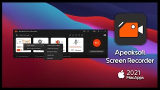 Apeaksoft Screen Recorder 2021 for Mac  Interface amp Workspace Quick View [upl. by Ragouzis265]