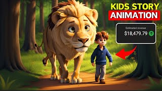 Earn 700Day🤑 By creating kids Animation story video with FREE AI tools  AI Animation [upl. by Etnor964]