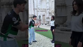 LUCA CAMPOLUNGHI E LE DIFFICILISSIME FOTO AD ALICE MUZZA tiktok perte webboh humor greenscreen [upl. by Harrad]