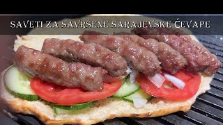 SAVETI ZA SAVRŠENE SARAJEVSKE ĆEVAPI  ORIGINALNI RECEPT 🔥 [upl. by Willcox687]