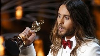 Jared Letos Oscars message to Ukraine [upl. by Gillan]