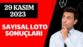 Sayısal Loto Çekiliş Sonuçları  29 KASIM 2023 millipiyango sayısalloto sayısallotosonuçları [upl. by Heinrich]