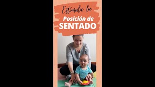 Ejercicios para posición Sentado para bebés Estimula Control del Tronco Shorts [upl. by Aiderfla]