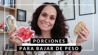 Aprende A Medir Tus Porciones Para Bajar De Peso  Nutritalks Anutricional [upl. by Nedroj]