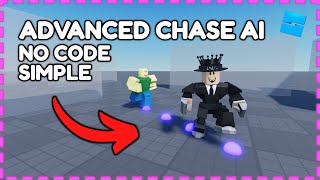 How to add advanced NPC CHASE AI in Roblox Studio SIMPLE [upl. by Hiram180]