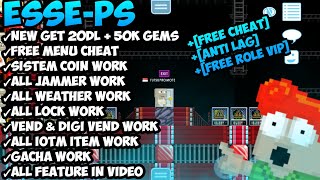 BARU MAIN JADI RICH🤯💸  FREE ROLE VIP‼️  NEW GTPS 2924  GROWTOPIA PRIVATE SERVER 2024 [upl. by Wollis]