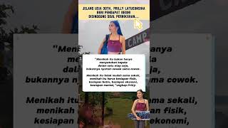 Ketika Prilly Latuconsina di singgung soal Pernikahan prillylatuconsina trending [upl. by Treve]