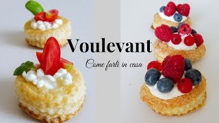 RICETTA VOL  AU VENT o VOULEVANT dolci e salati Antipasto e dolci da buffet RICETTE DI GABRI [upl. by Samohtnhoj647]