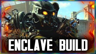 Fallout 4 Builds  The Enclave Soldier  Shock Trooper Power Armor Build [upl. by Doerrer526]