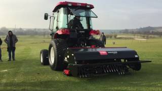 Toro ProCore SR70 za traktorem TYM T503 [upl. by Acinemod]