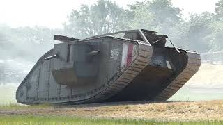 British World War I Mark IV Tank Replica at TANKFEST 2023 [upl. by Arenahs515]