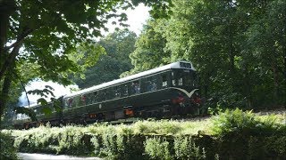 BR Class 110 DMU on the LampHR Summer 2017  4K [upl. by Ellett]