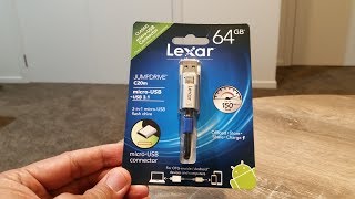 Lexar JumpDrive C20m Review [upl. by Ardiedal]