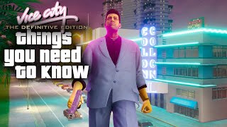 GTA Vice City Definitive Edition  10 Things You NEED TO KNOW [upl. by Akerboom425]