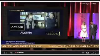 Nominaciones a los Oscar 2013 subtitulado español [upl. by Swain]