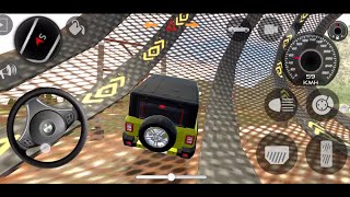 Dollar Song Modified Mahindra Popty Green colour Thar 😈 Indian Cars Simulator 3D [upl. by Liederman]