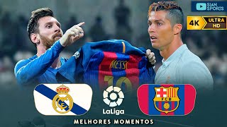 O DUELO HISTÓRICO DE MESSI VS CR7 QUE CALOU A TODOS NO SANTIAGO BERNABÉU [upl. by Athena322]