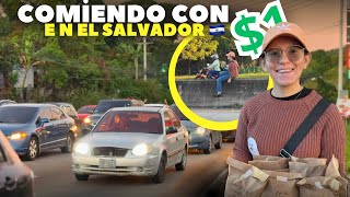 JOVEN SALVADOREÑA 🇸🇻 VENDE RICO Y BARATO EN CALLES DE EL SALVADOR 🥖 530 AM ☀️ [upl. by Retswerb]