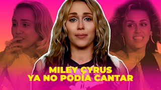 Miley Cyrus estuvo a punto de no volver a cantar dos enfermedades la paralizaron [upl. by Ahsitan561]