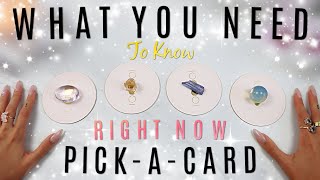 What You NEED To Hear Right Now • PICK A CARD • [upl. by Atsilac]