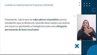 Cuidados na Implementação de Programas e Atividades para Alunos com Altas Habilidades Superdotação [upl. by Vasya120]