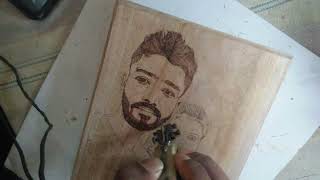 Simple Portrait Photography Wood Burn Art  Unique Handmade Creations [upl. by Arannahs]