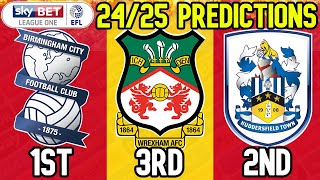 BOOKIES EARLY 2425 LEAGUE 1 PREDICTIONS [upl. by Strep]