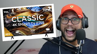 Smart TV TCL 55quot Experiência Imersiva com Tela Grande [upl. by Callie243]