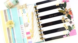 How to Make a Fabric Happy Planner Cover DIY Christmas Gift [upl. by Lashondra717]