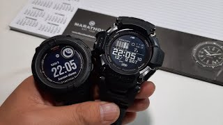 Garmin instinct 2 Solar Tactical VS Casio GShock GBDH2000 [upl. by Roeser]