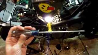 Daytona 675 Noisy Fuel Injectors [upl. by Cudlip]