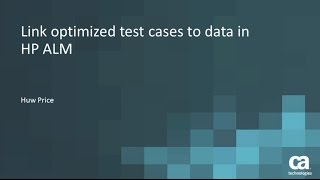 Link Optimized Test Cases to Data in HP ALM [upl. by Kutchins221]