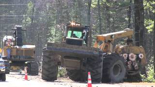 TigerCat 620C Pulling More Wood [upl. by Strade]