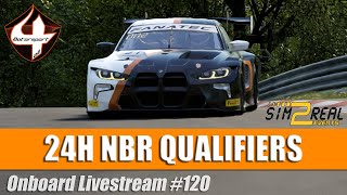 120 Motorsport4all BMW M4 GT3  SIM2REAL 24h NBR Qualifiers [upl. by Attener]