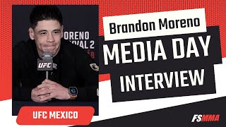 Brandon Moreno full UFC Mexico prefight media day interview [upl. by Kokaras]