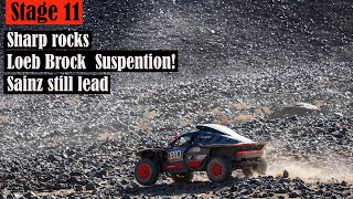 Dakar Rally 2024 stage 11  audisport Team Summary [upl. by Aynekal]