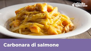 CARBONARA DI SALMONE FRESCO cremosa e delicata [upl. by Merrili]