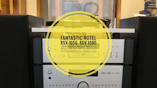 Rotel RSX1056 RDV1080 and Rega RP1 [upl. by Gaither109]