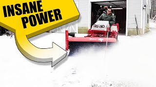 Amazing Snow Removal Machine ventrac snowremoval tractor [upl. by Ynamad]