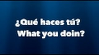 Spanish Interrogatives Rap Lil Jon Turn Down For What Parody [upl. by Cesya]