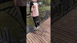 Do anglers like bridge fishingbridgefisgchair outdoorfishingviralvideo youtubeshorts shorts yt [upl. by Othello]