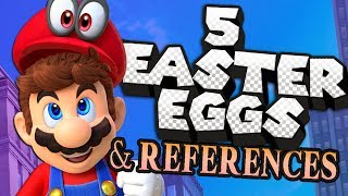 5 Super Mario Odyssey Easter EggsMario References [upl. by Oneida]