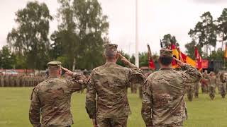 41st Field Artillery Brigade Change of Command Ceremony at Grafenwoehr [upl. by Ennayd]