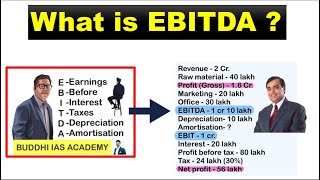 What is EBITDA  What is EBIT  EBITDA vs EBIT  Economy Concepts in Hindi Explained economy [upl. by Sehcaep]