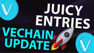 VECHAIN JUICY ENTRIES  VECHAIN 2 MINUTE UPDATE  VET PRICE PREDICTION  VET ANALYSIS [upl. by Neram]