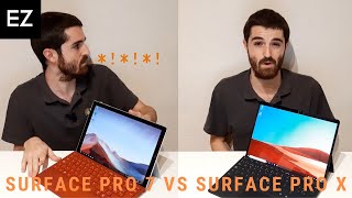 Diferencias entre Surface Pro 7 VS Surface Pro X Review en español [upl. by Ail158]