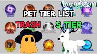 Best Pets to use in World Zero [upl. by Roman]