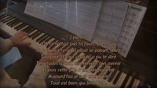 On ne vit pas sans se dire adieu Mireille Mathieu Piano et arrangements André Caron [upl. by Dalenna706]